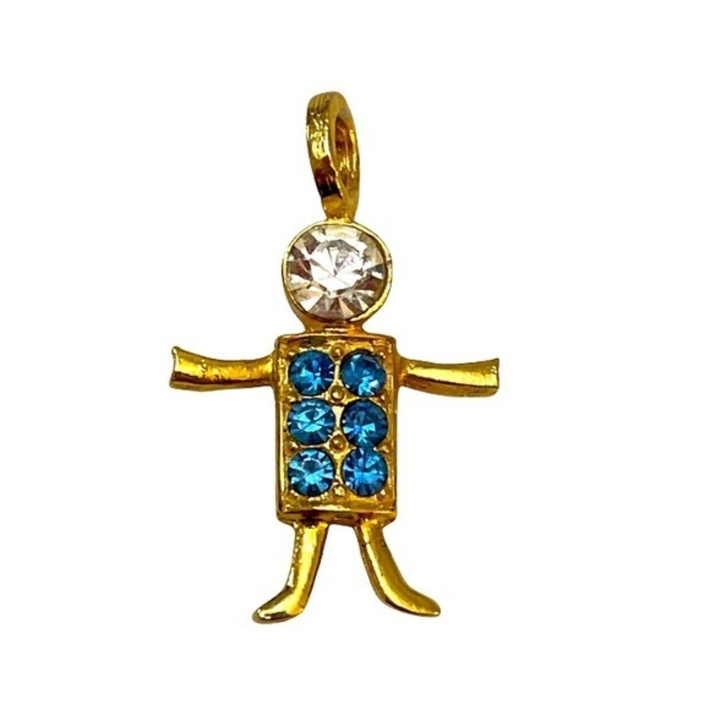 Vintage Charm Blue Stone